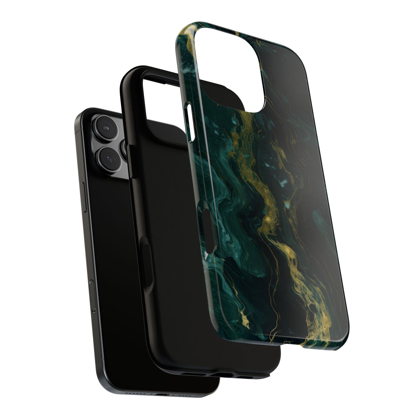 Luxury Emerald Green Marble iPhone Case