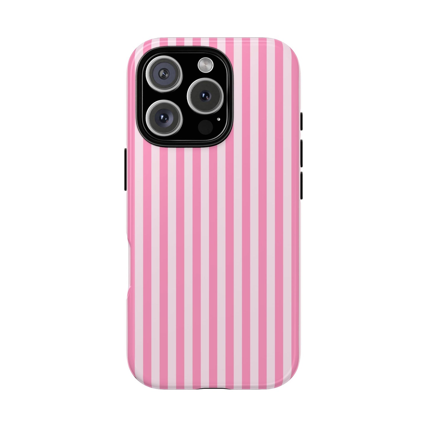 Cute Pink Striped iPhone Case | Chic Gift for Her