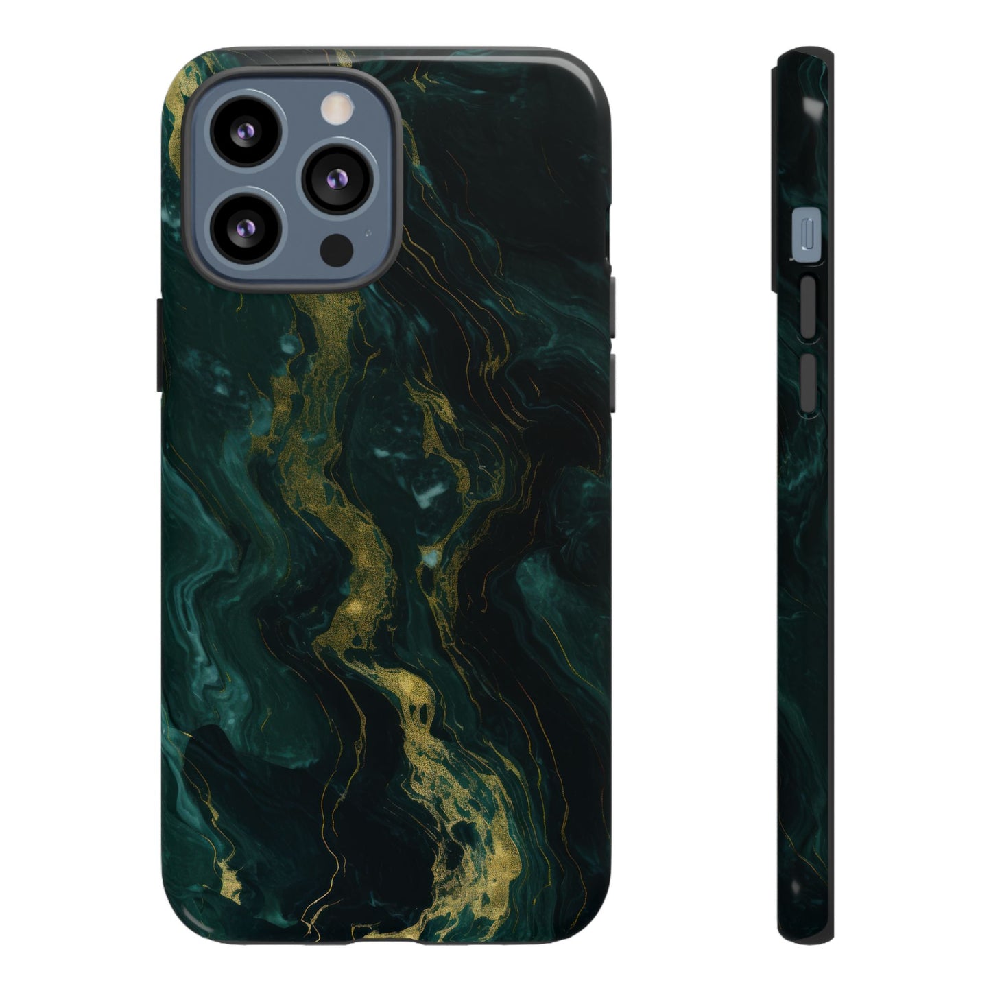 Luxury Emerald Green Marble iPhone Case