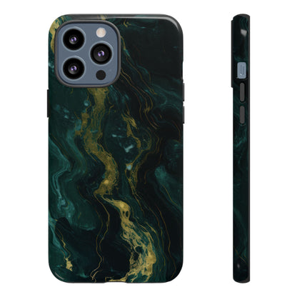 Luxury Emerald Green Marble iPhone Case