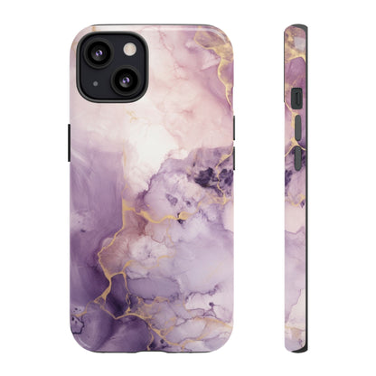 Amethyst Purple Marble iPhone Case - Luxury Phone Cover