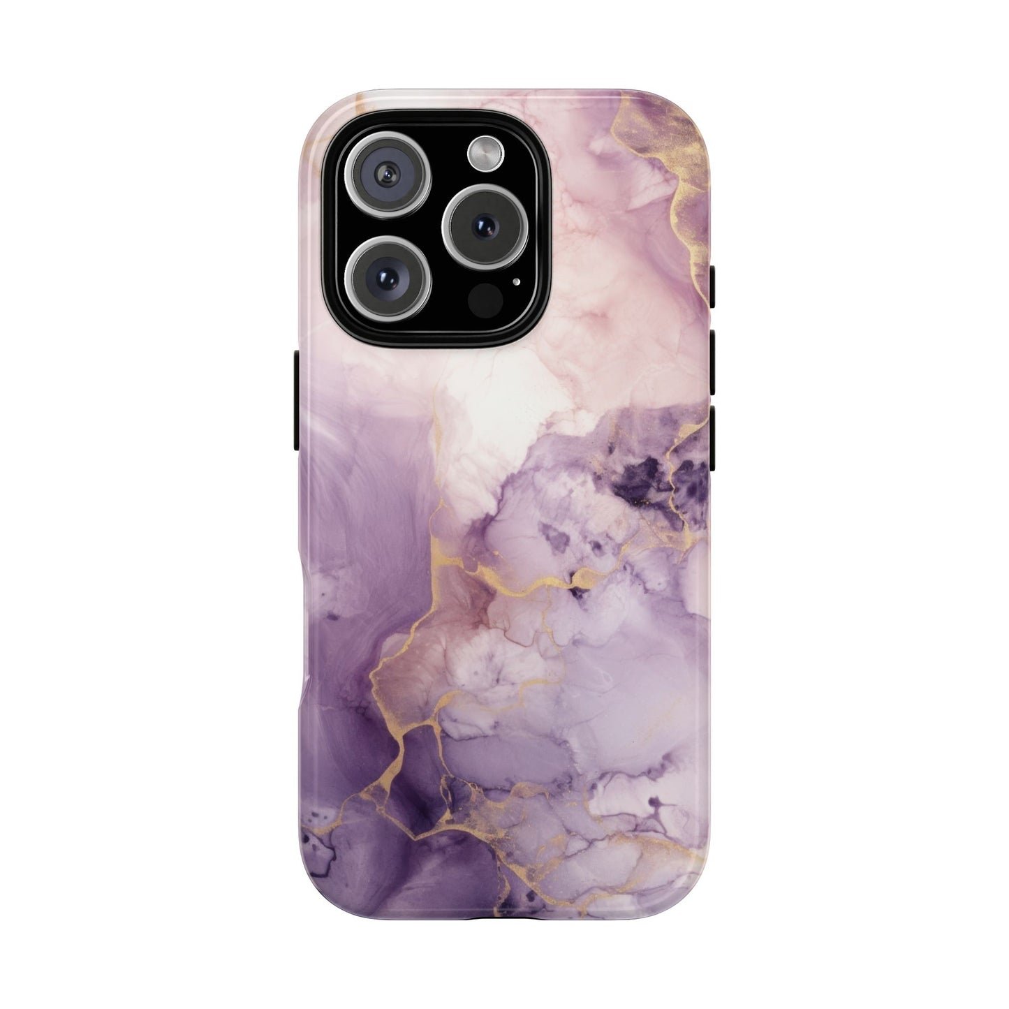 Amethyst Purple Marble iPhone Case - Luxury Phone Cover