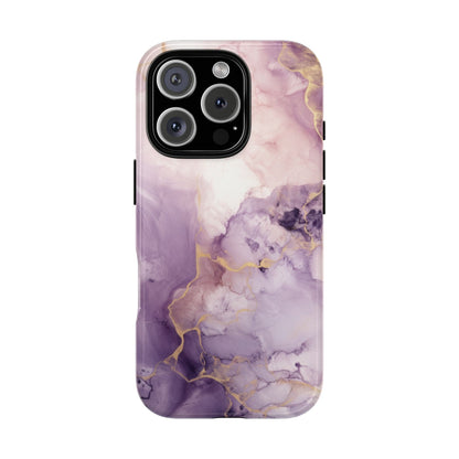 Amethyst Purple Marble iPhone Case - Luxury Phone Cover