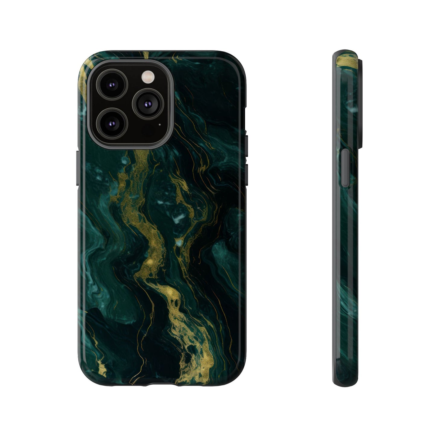 Luxury Emerald Green Marble iPhone Case