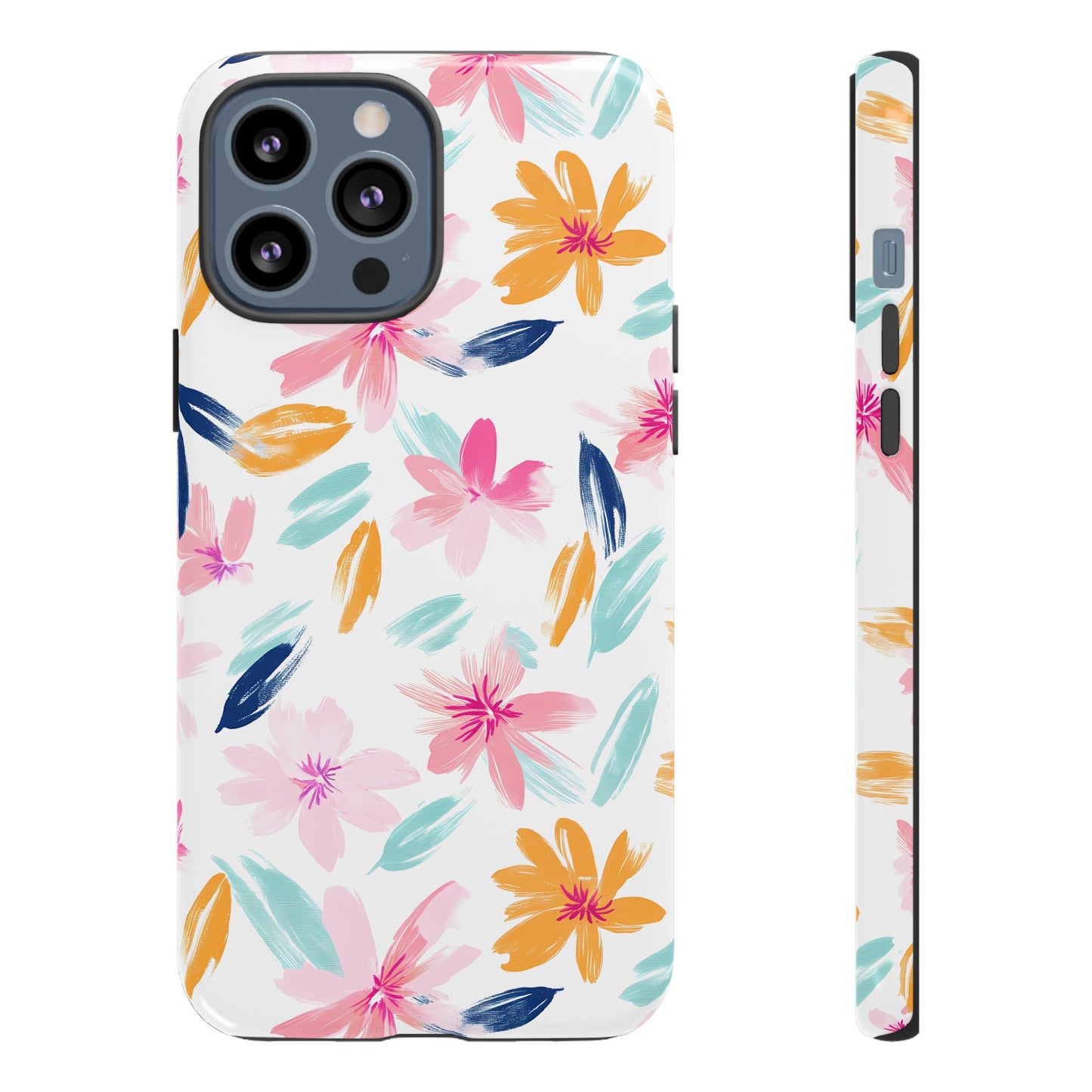 Watercolor Floral iPhone Case - Pastel Flowers