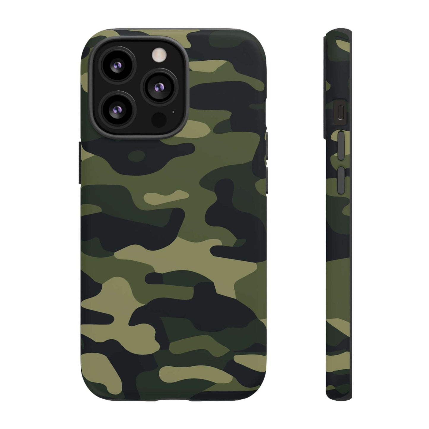Military Camo iPhone Tough Case - Green Camouflage