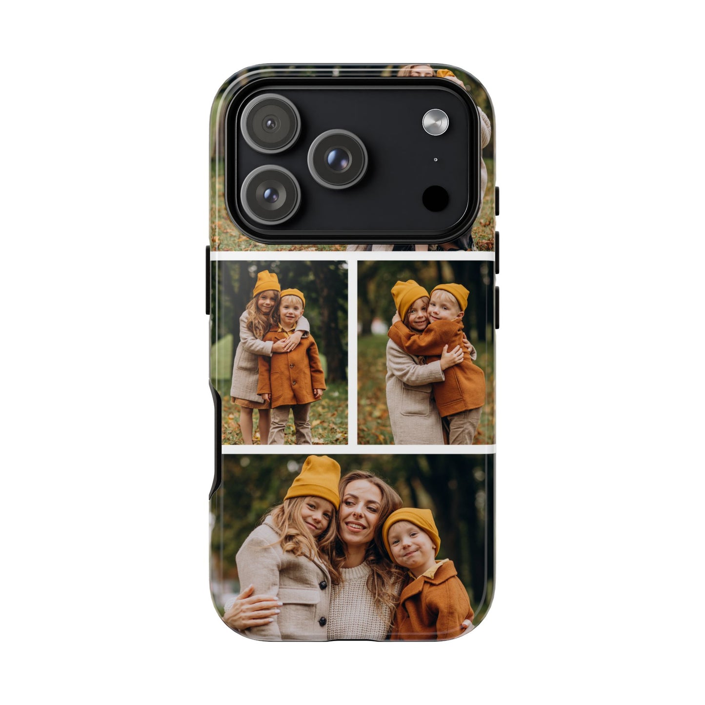 Custom 4 Photo Collage iPhone Case - Personalized Phone Cover
