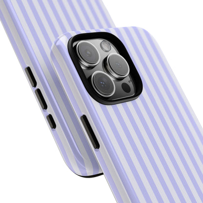 Lavender Luxe | Tough Striped iPhone Case