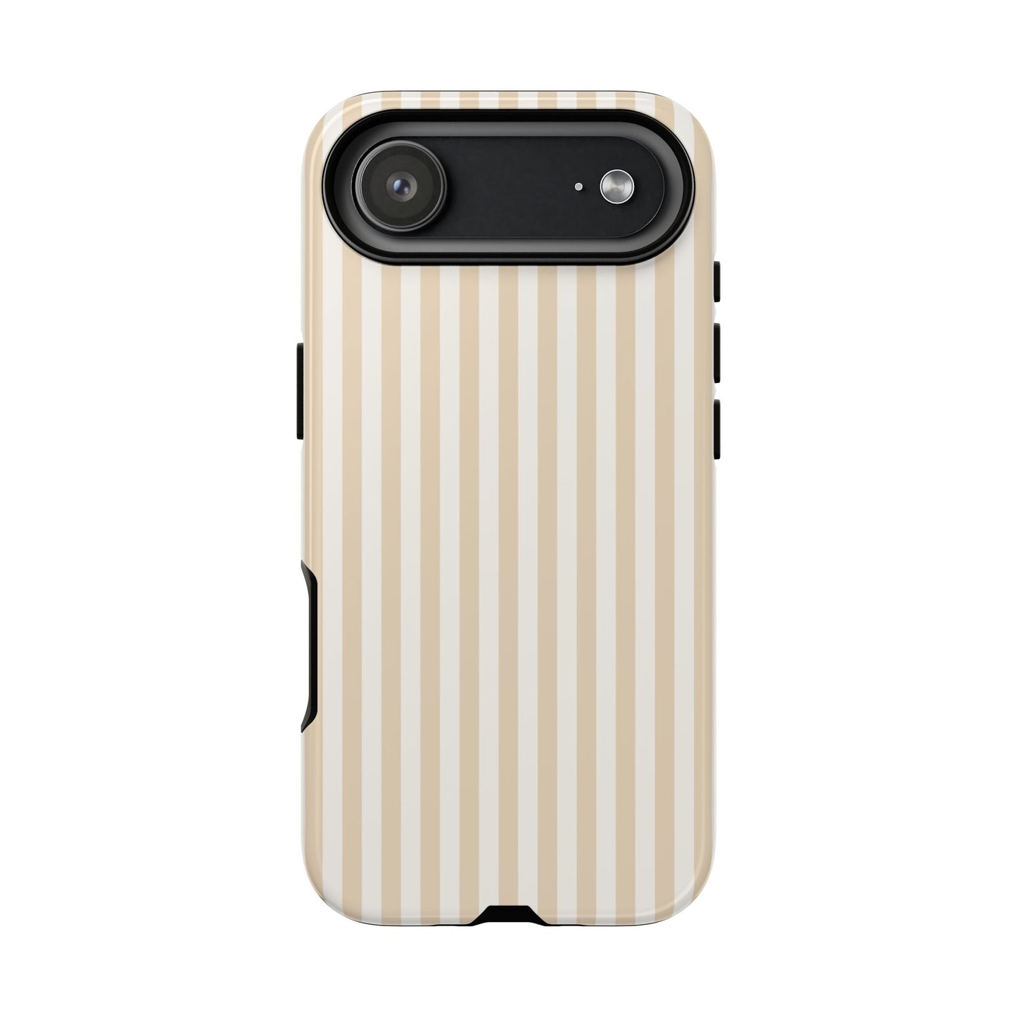Champagne Luxe - Striped iPhone Case for Fashion Forward Women