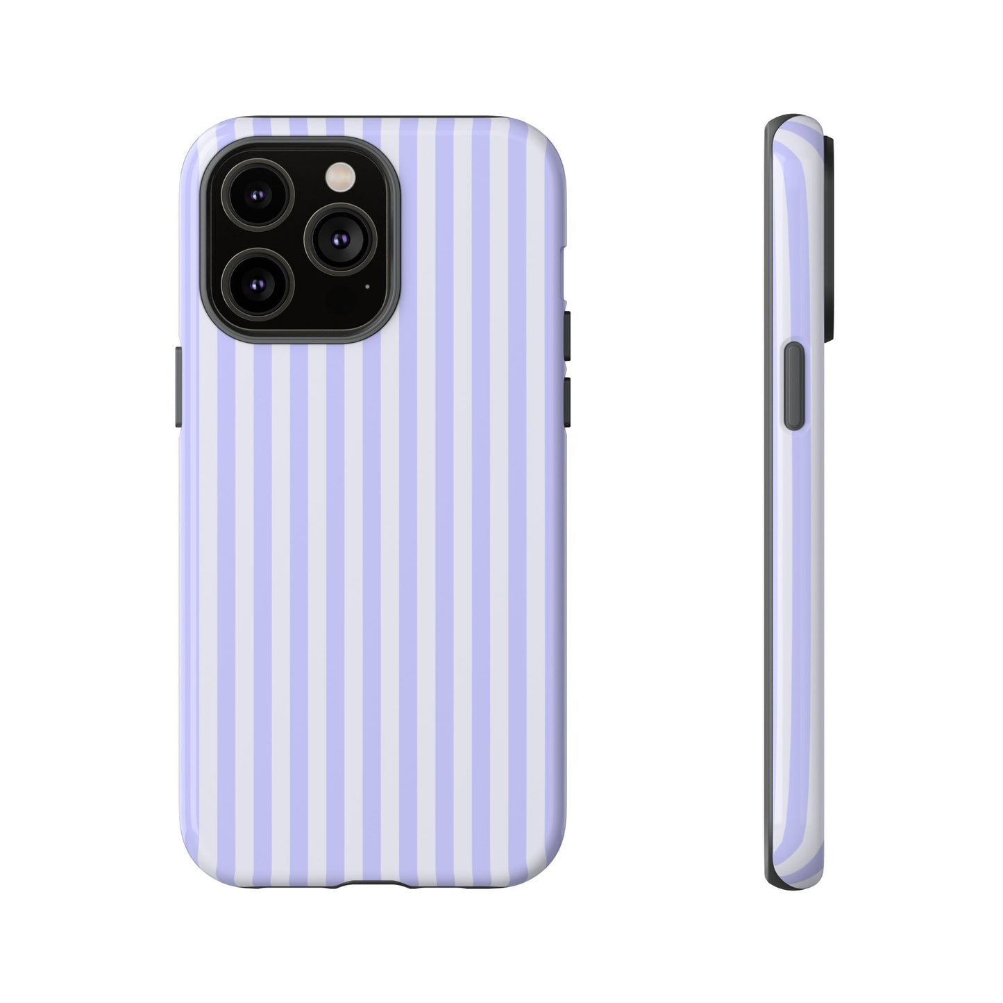 Lavender Luxe | Tough Striped iPhone Case