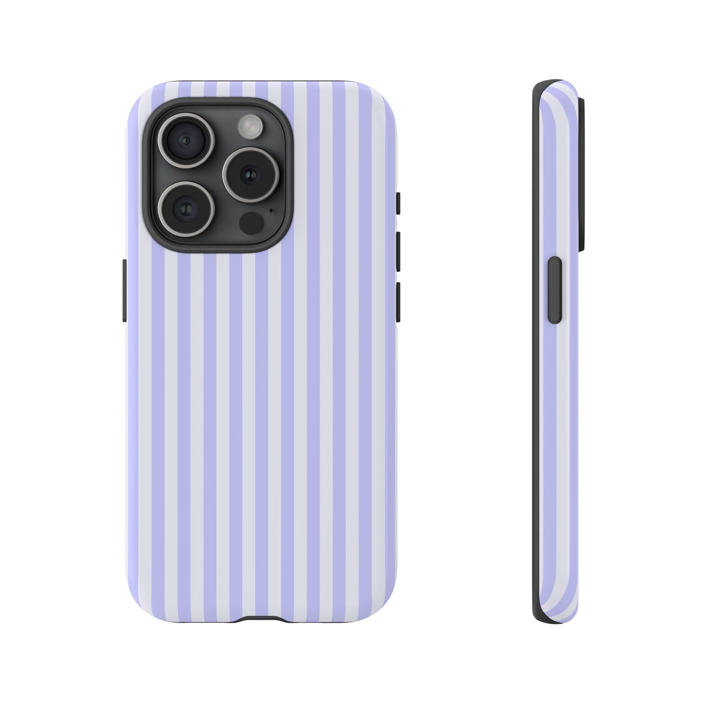 Lavender Luxe | Tough Striped iPhone Case