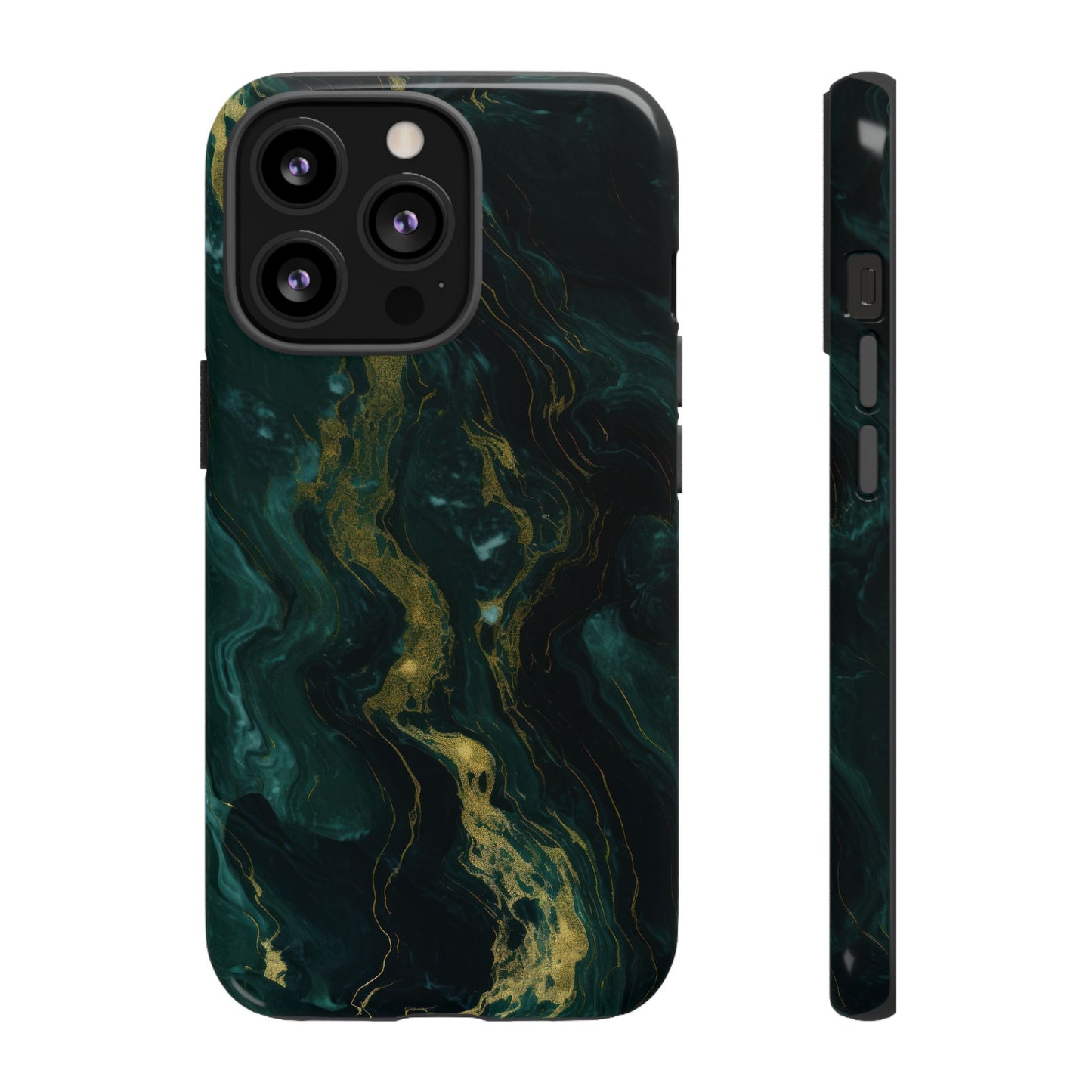 Luxury Emerald Green Marble iPhone Case