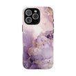 Amethyst Purple Marble iPhone Case - Luxury Phone Cover