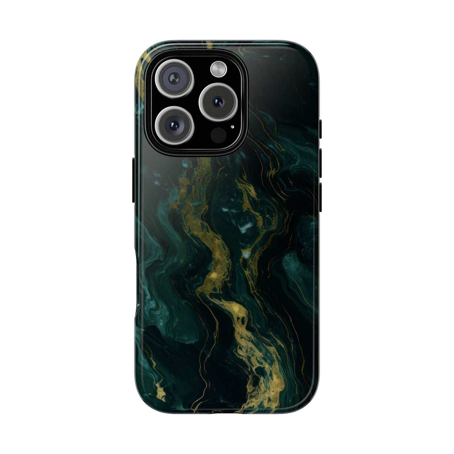 Luxury Emerald Green Marble iPhone Case