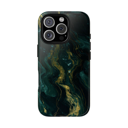 Luxury Emerald Green Marble iPhone Case