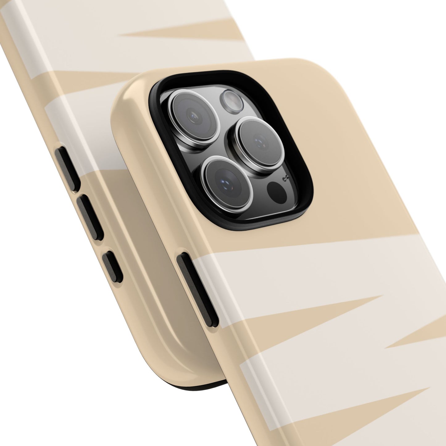 Custom Letter Monogram iPhone Case - Champagne Blush