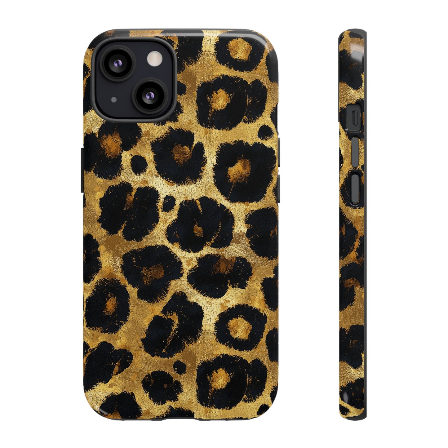 Gold Leopard Print iPhone Case - Animal Print