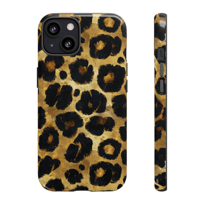 Gold Leopard Print iPhone Case - Animal Print
