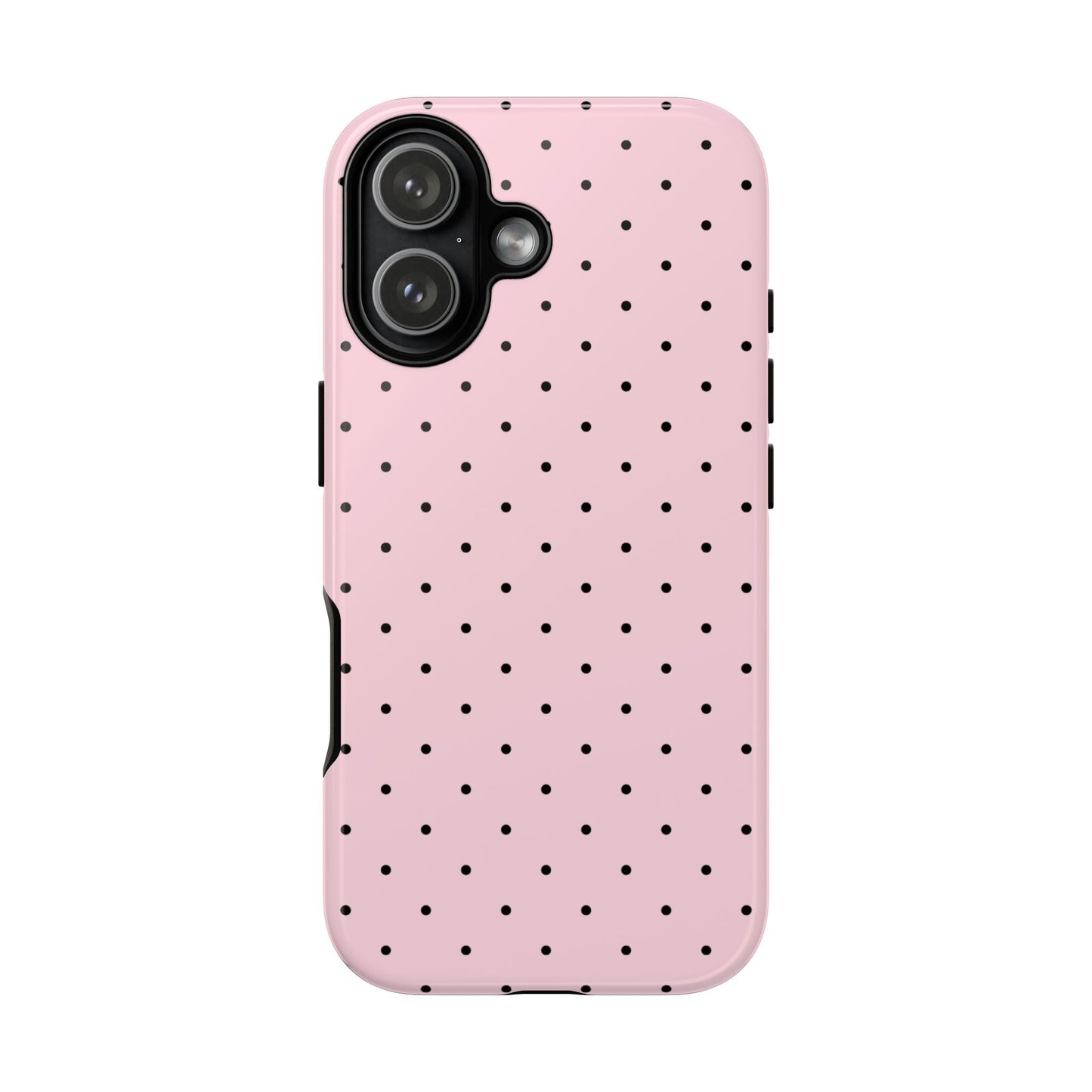 Cute Millennial Pink Polka Dot iPhone Case