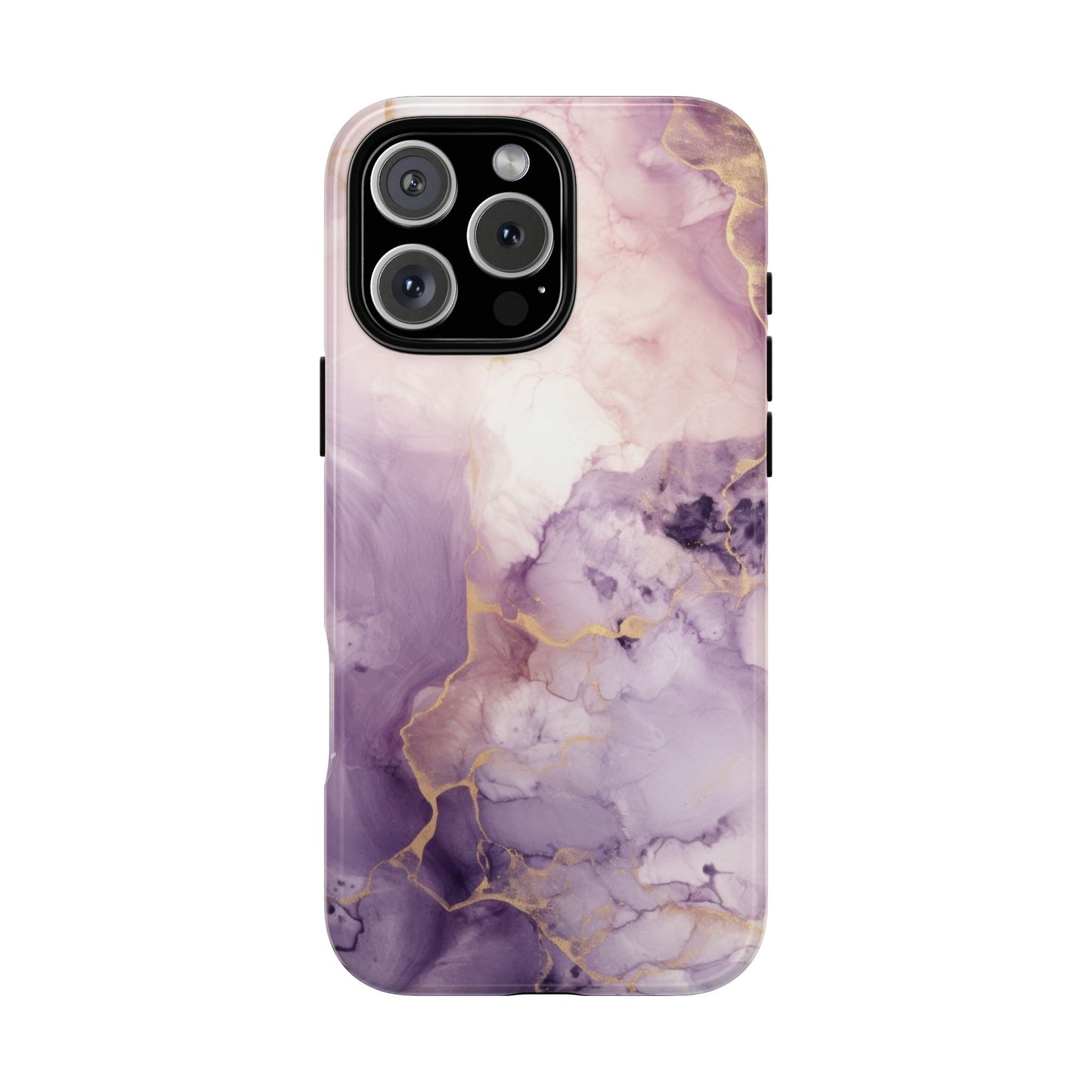 Amethyst Purple Marble iPhone Case - Luxury Phone Cover