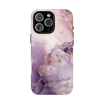 Amethyst Purple Marble iPhone Case - Luxury Phone Cover