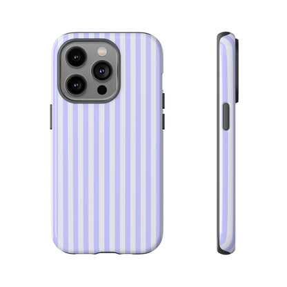 Lavender Luxe | Tough Striped iPhone Case