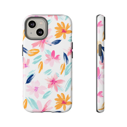 Watercolor Floral iPhone Case - Pastel Flowers