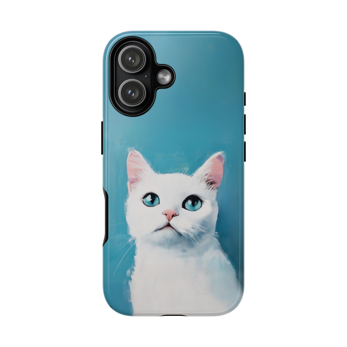 Cute Cat iPhone Case - White Kitten Phone Case