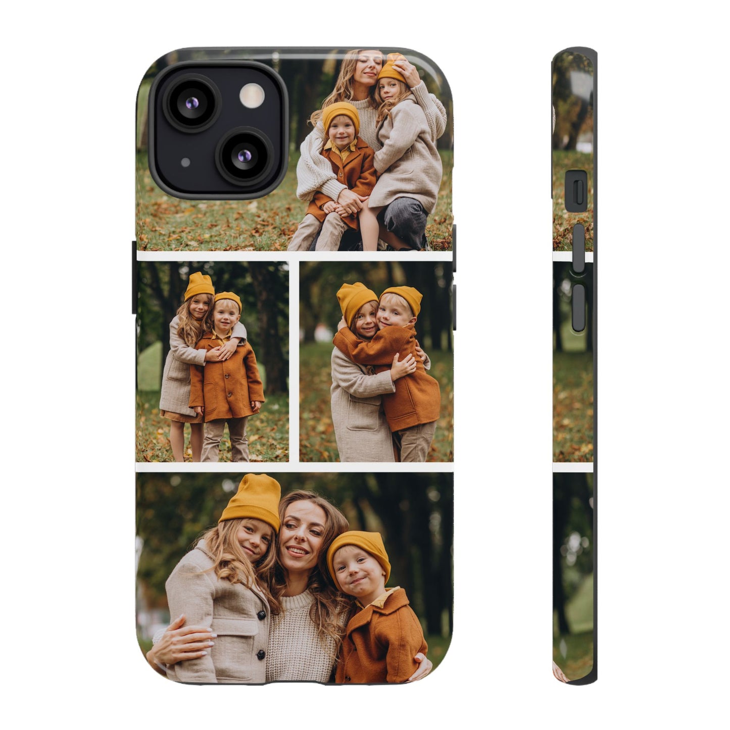 Custom 4 Photo Collage iPhone Case - Personalized Phone Cover