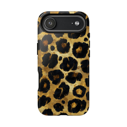Gold Leopard Print iPhone Case - Animal Print