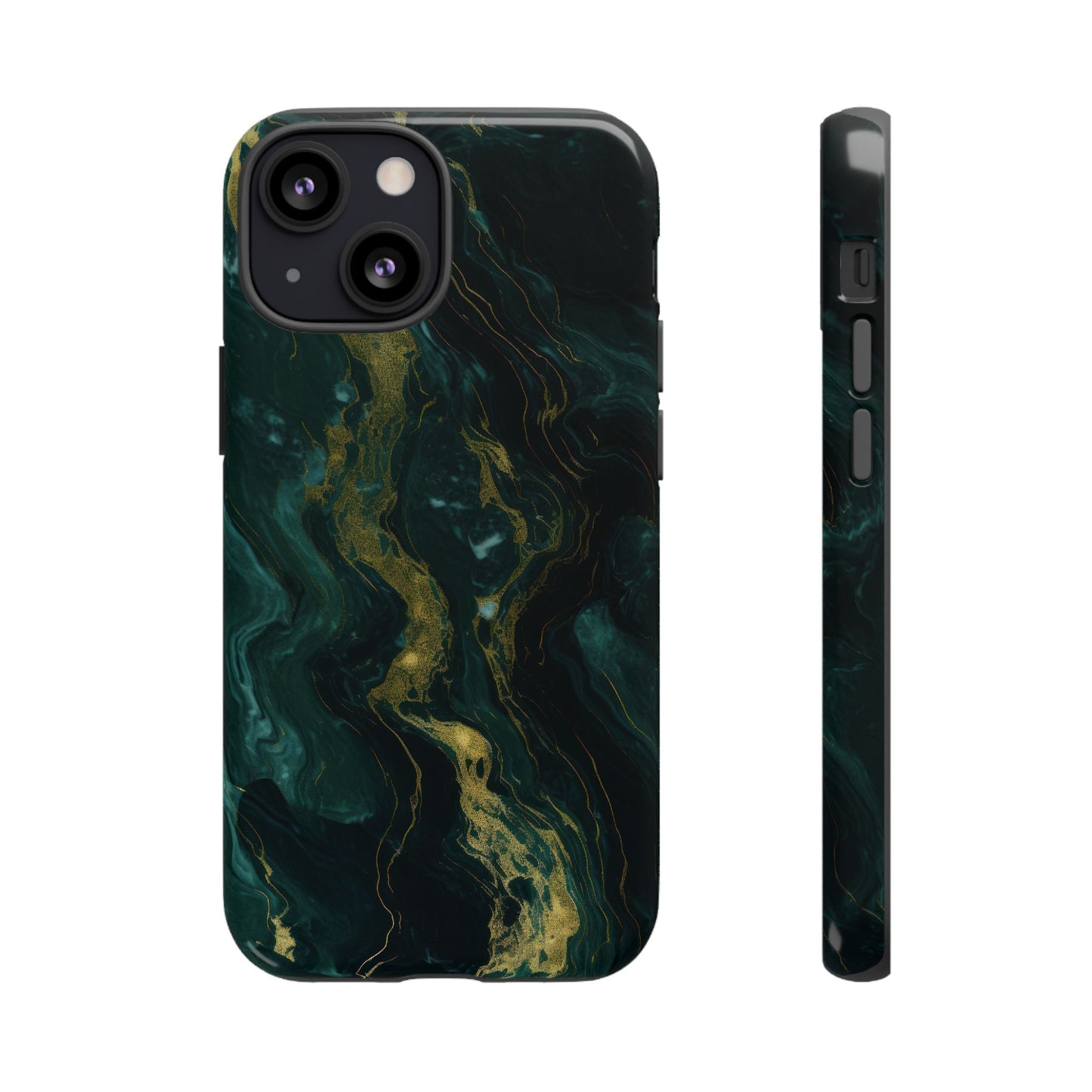 Luxury Emerald Green Marble iPhone Case