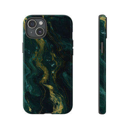 Luxury Emerald Green Marble iPhone Case