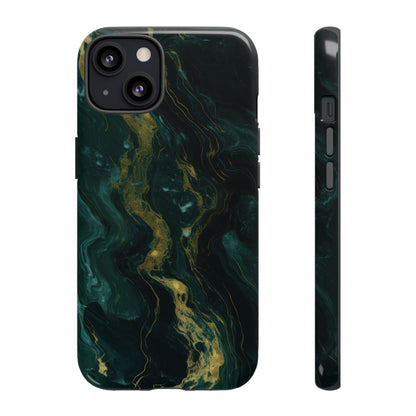 Luxury Emerald Green Marble iPhone Case