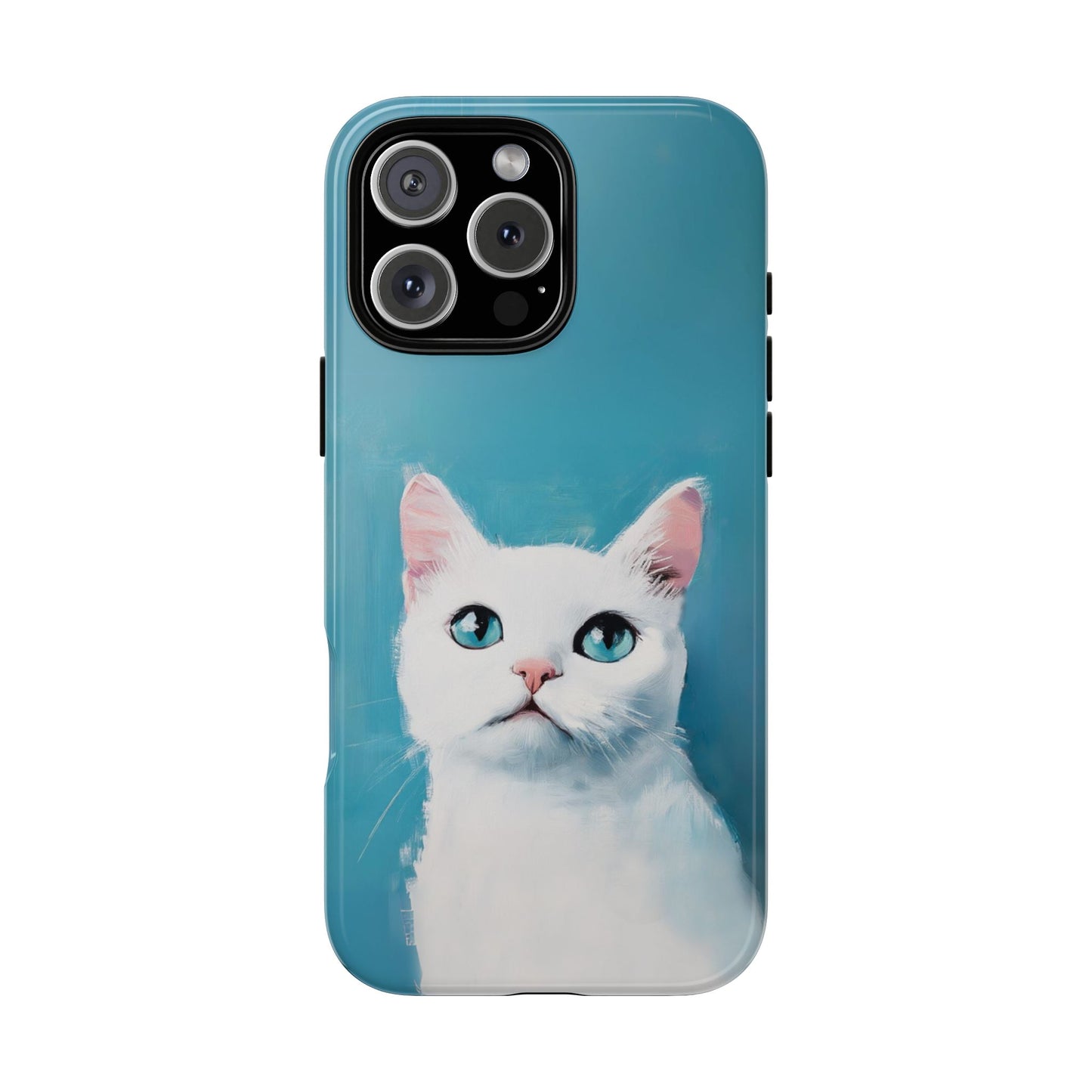 Cute Cat iPhone Case - White Kitten Phone Case