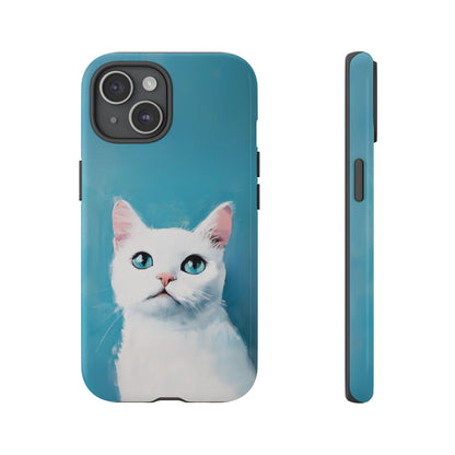 Cute Cat iPhone Case - White Kitten Phone Case