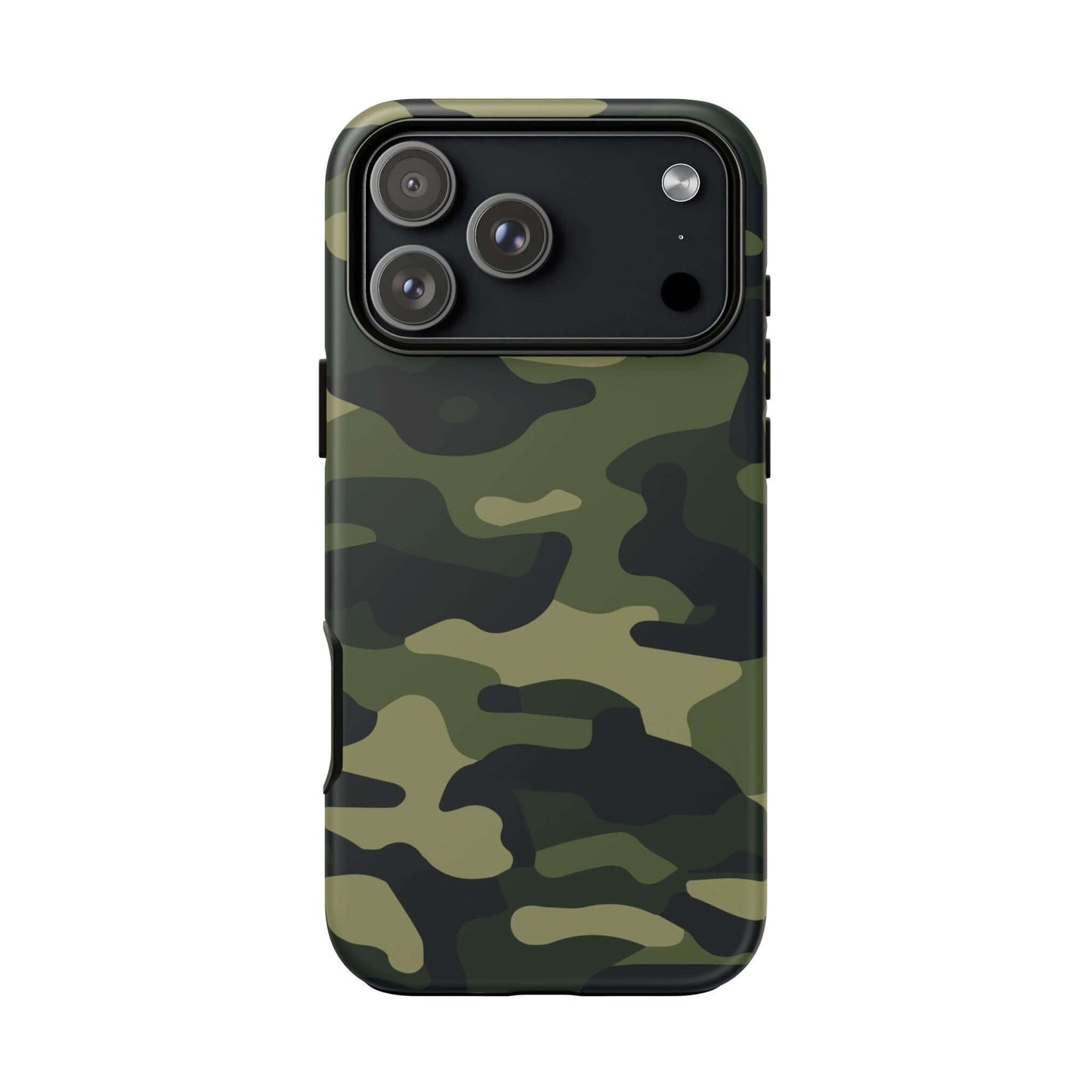 Military Camo iPhone Tough Case - Green Camouflage