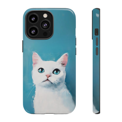 Cute Cat iPhone Case - White Kitten Phone Case