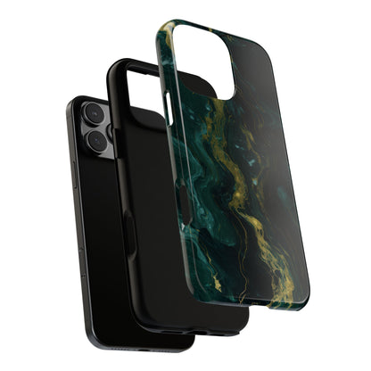 Luxury Emerald Green Marble iPhone Case