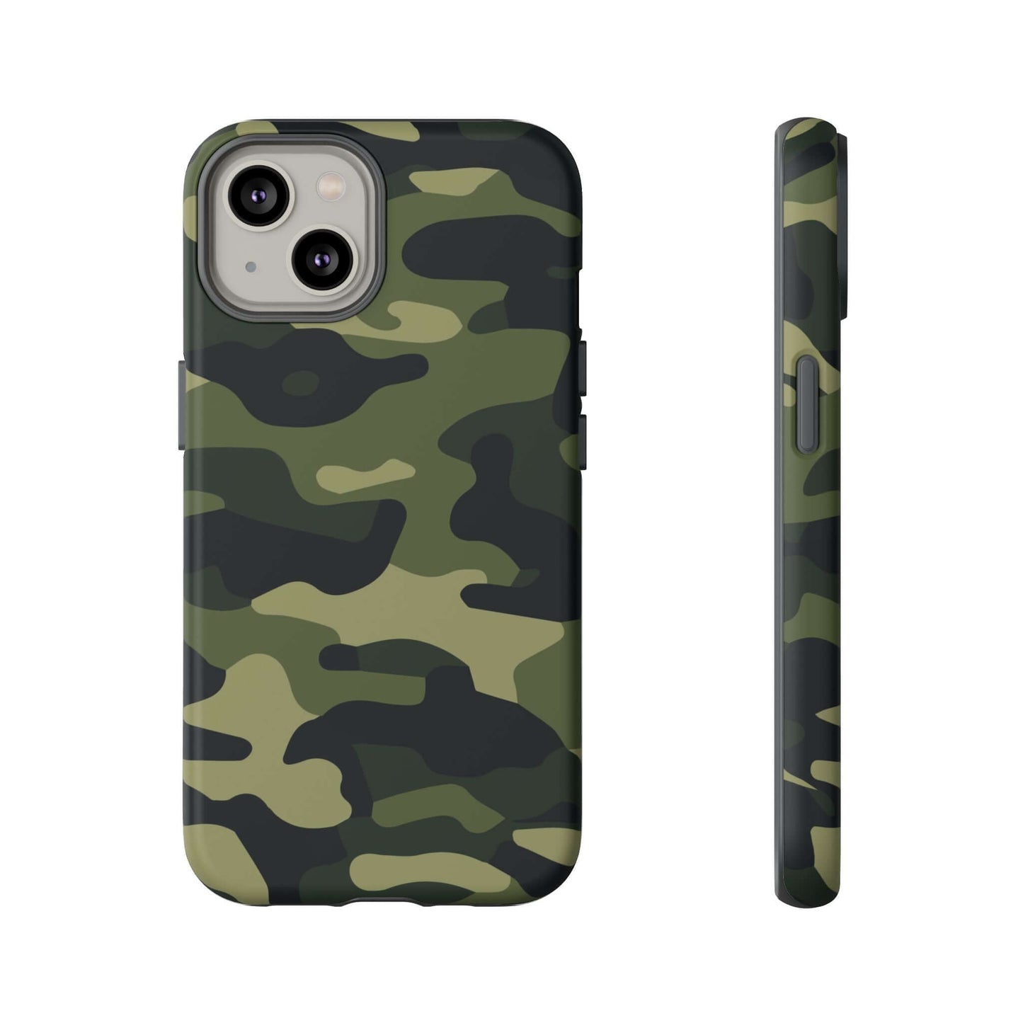 Military Camo iPhone Tough Case - Green Camouflage
