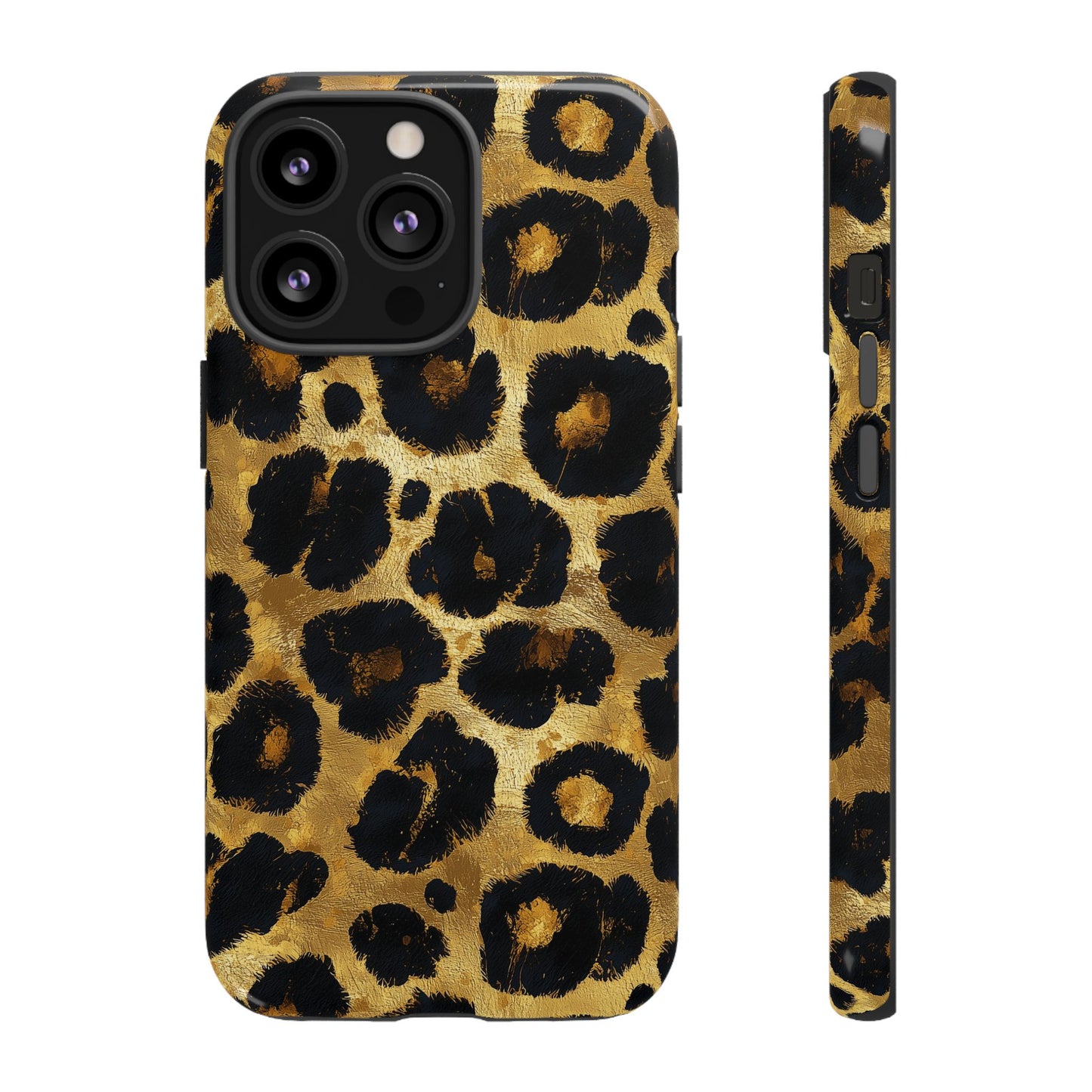 Gold Leopard Print iPhone Case - Animal Print