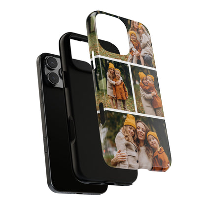 Custom 4 Photo Collage iPhone Case - Personalized Phone Cover