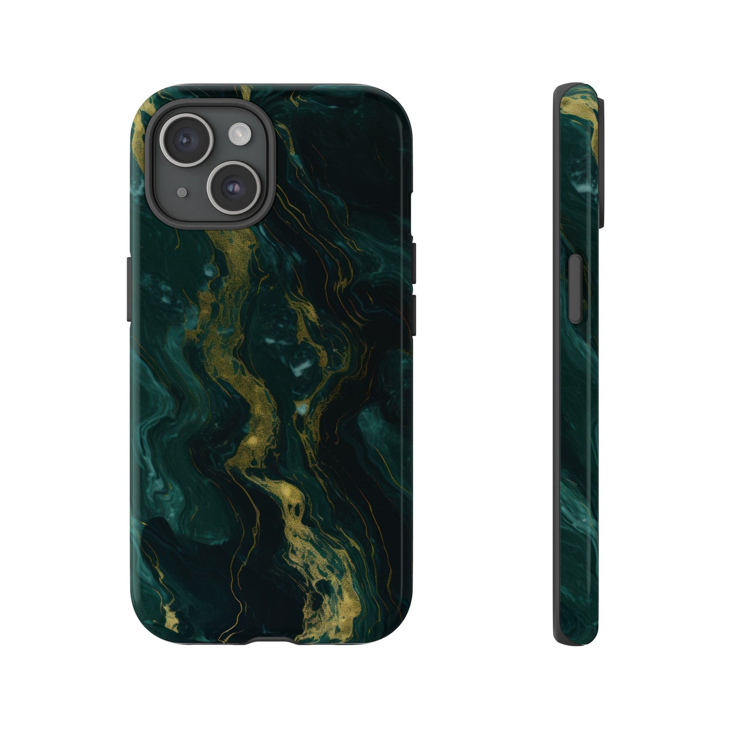 Luxury Emerald Green Marble iPhone Case