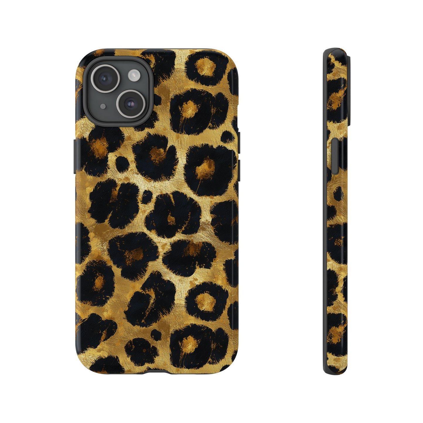 Gold Leopard Print iPhone Case - Animal Print