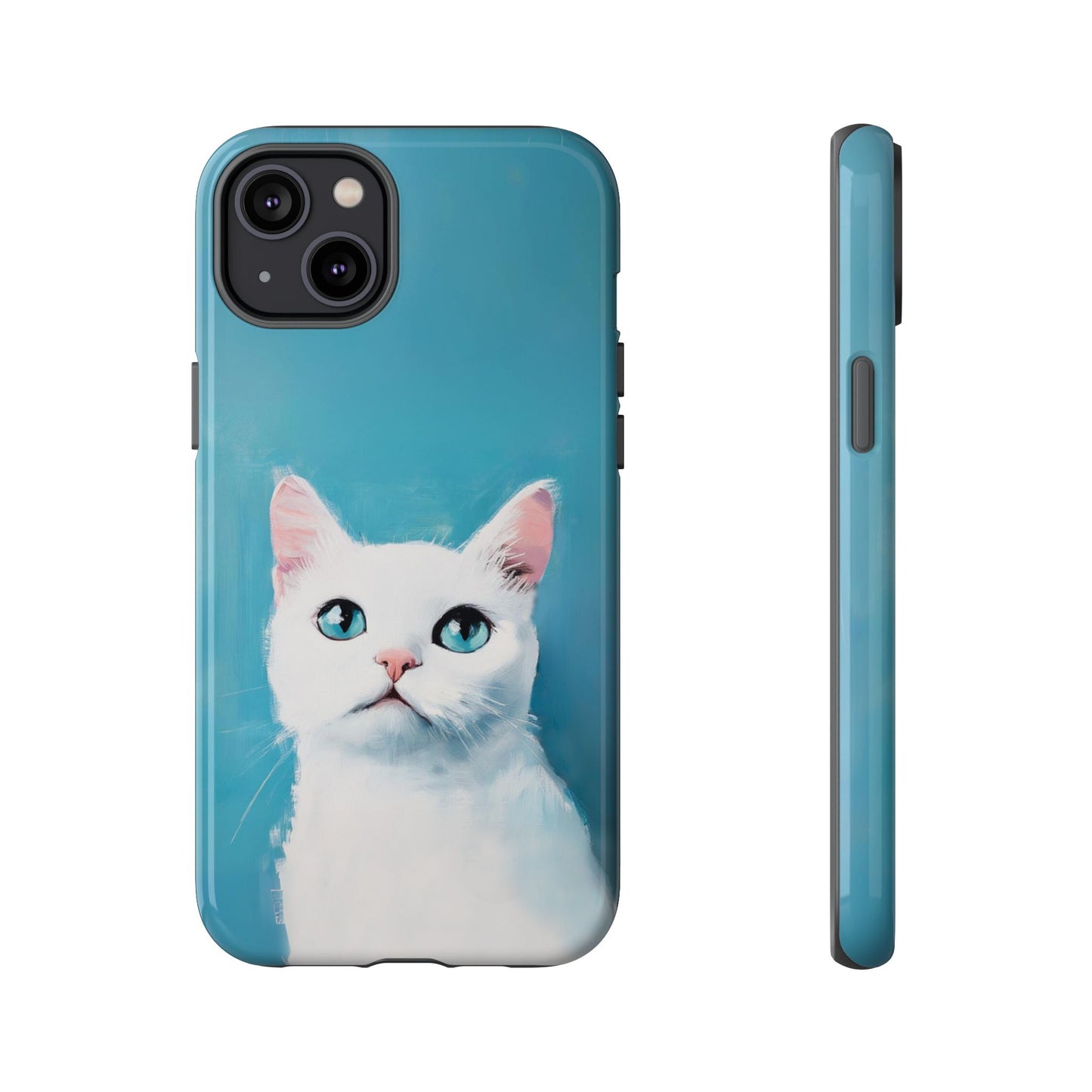 Cute Cat iPhone Case - White Kitten Phone Case