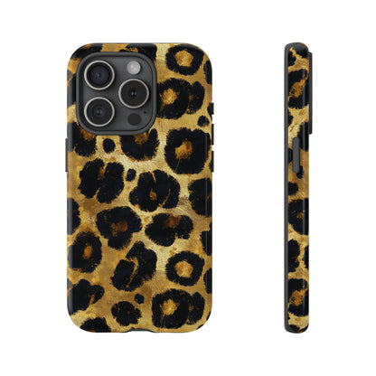 Gold Leopard Print iPhone Case - Animal Print