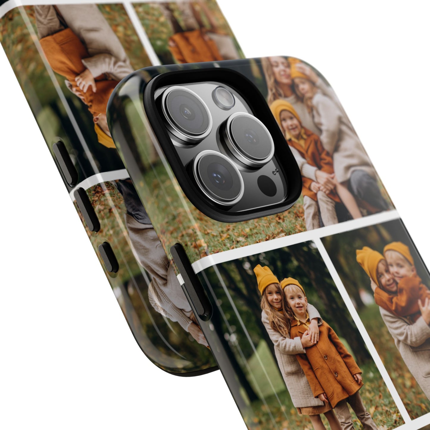 Custom 4 Photo Collage iPhone Case - Personalized Phone Cover