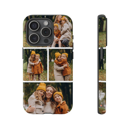 Custom 4 Photo Collage iPhone Case - Personalized Phone Cover