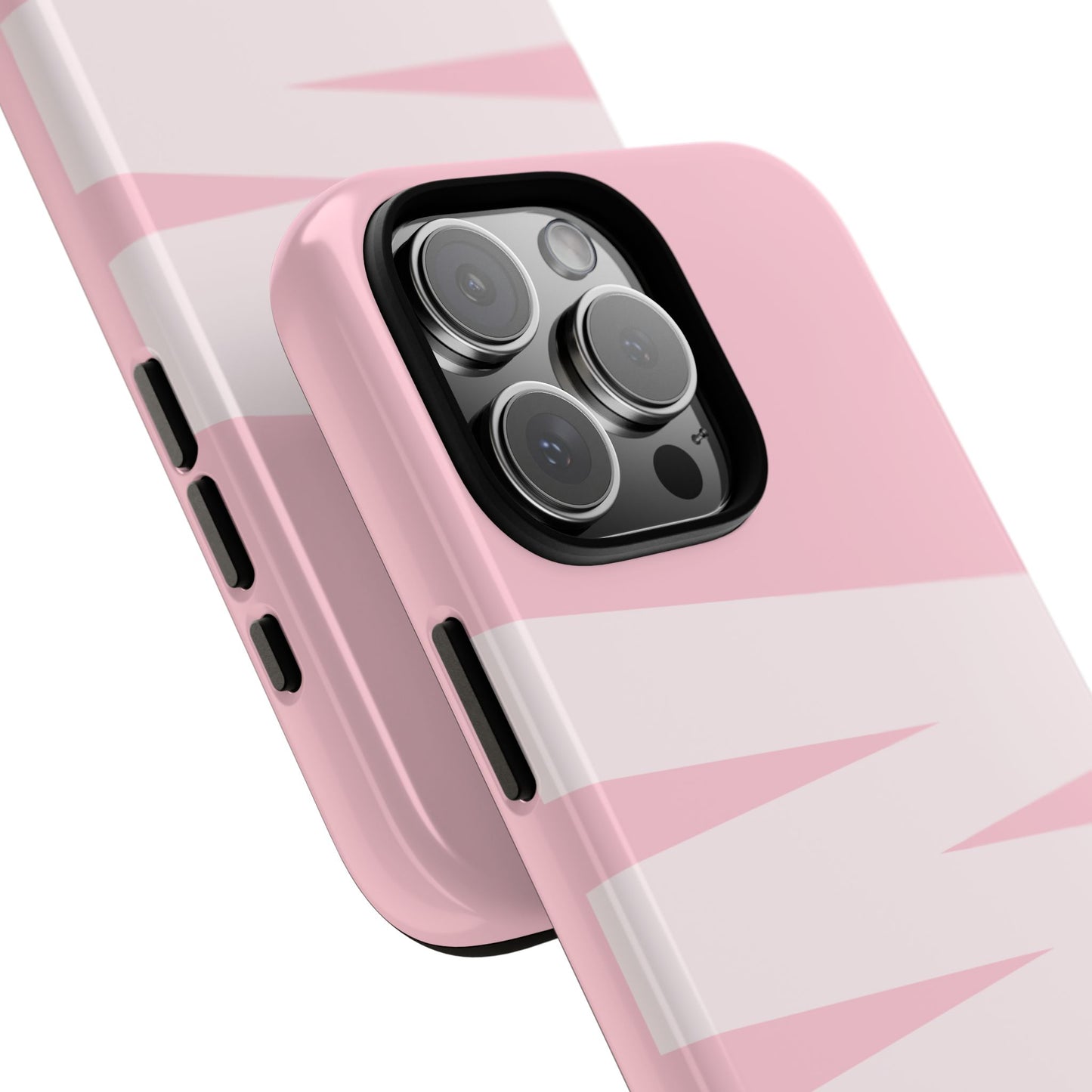 Millennial Pink Custom Initial Monogram iPhone Case - Shockproof