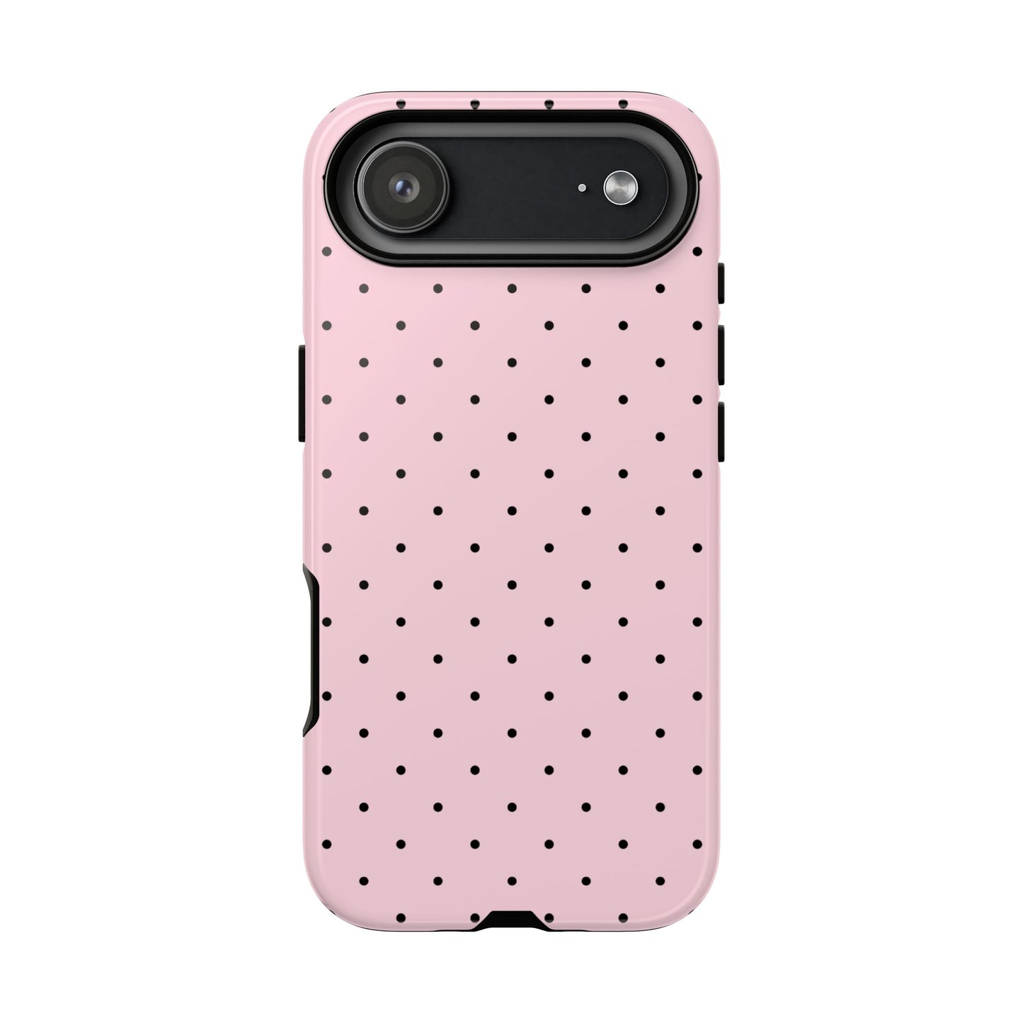 Cute Millennial Pink Polka Dot iPhone Case