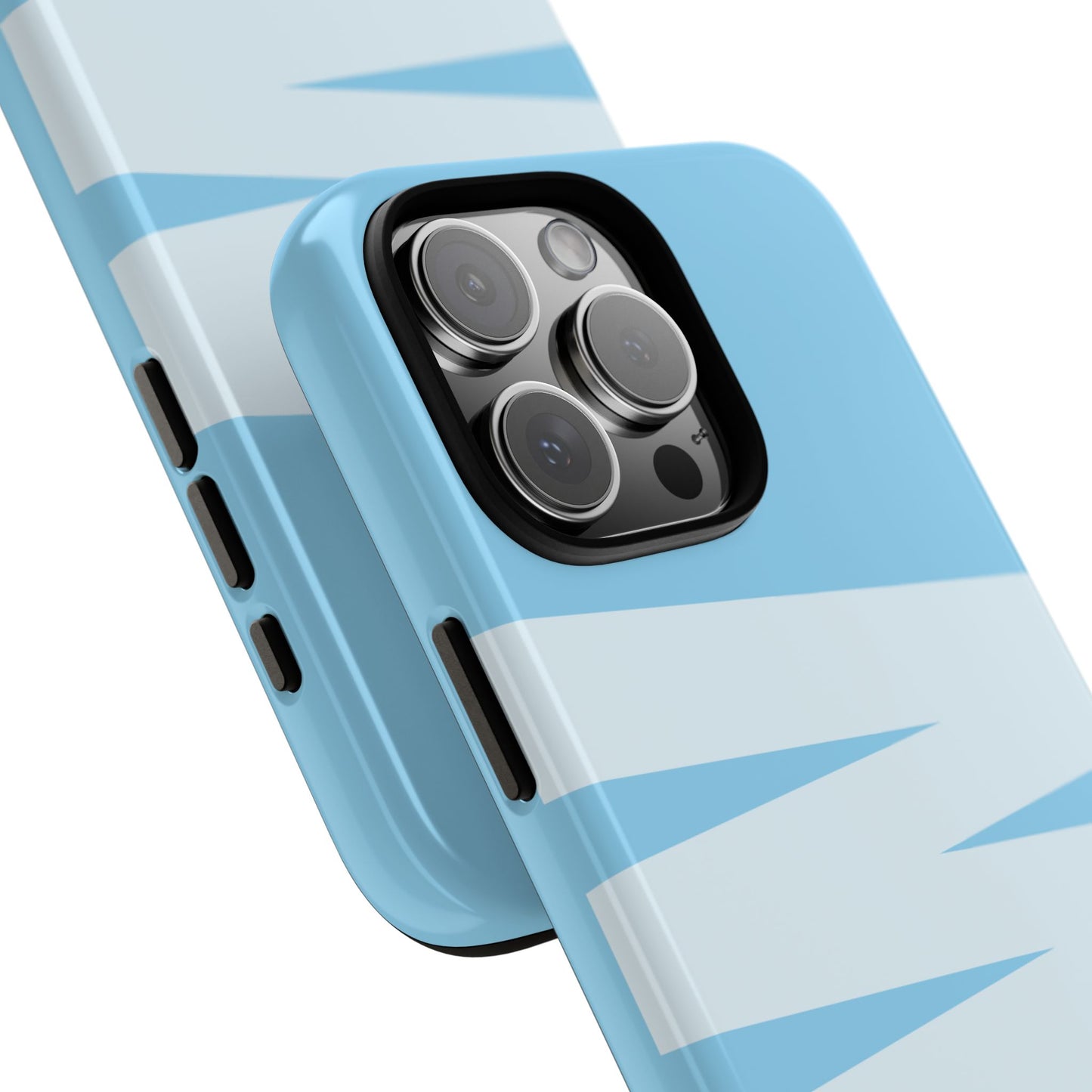 Custom Initial Monogram iPhone Case - Baby Blue